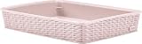 Stefanplast Cestino Elegance L, Dimensioni 35x26x6 cm, Colore Cipria