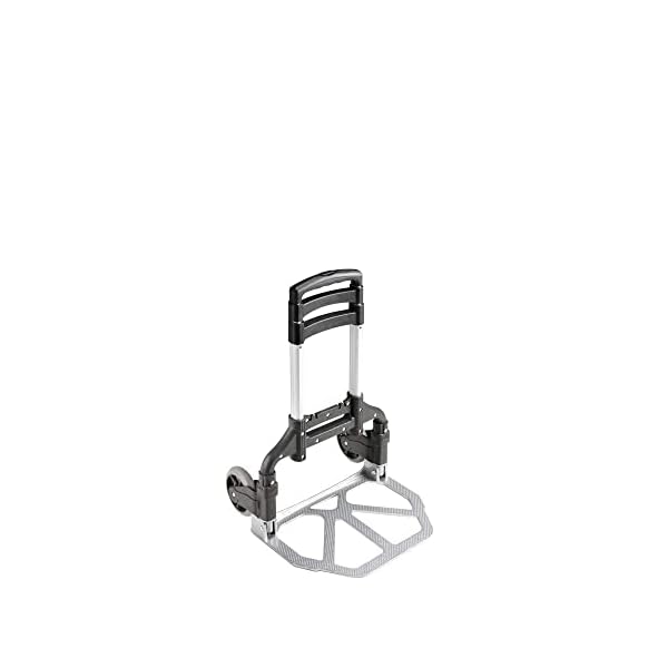 Adam Hall Accessories Porter - Zusammenklappbare Sackkarre mit verriegelbarem Ausziehgriff, AHPORTER, Silber Schwarz, 1000 mm – Bild 4