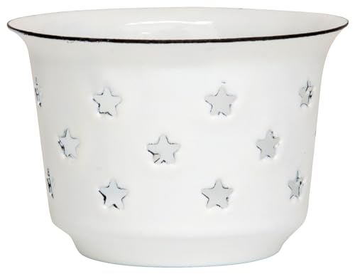 Ib Laursen [SA2026/08] Kerzenhalter f/Teelicht m/Sternen Emaille