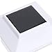 GreenLighting Standard #2 4x4 Solar Post Cap Lights - 4x4 Post Caps for Vinyl PVC Fence Solar Post Lights Outdoor Waterproof - Solar Deck Post Lights (White, 2 Pack)