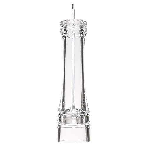 Mimo Style Moedor Manual de Acrílico Pimenta e Sal 25cm Ideal Para Moer Graõs e Condimentos Secos, M