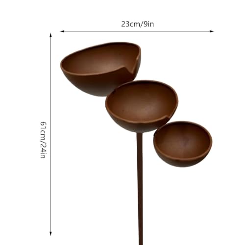 Bain d'oiseau pour extérieur et terrasse, décoratif et rustique
