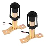 Yuanjoy 2 Stück Warnleuchtenhalterung, Metallsockel mit Kabel, Blinkende Drehwarnleuchte - Vertikale Montage, I-Form, für Gabelstapler, Traktoren, Landmaschinen