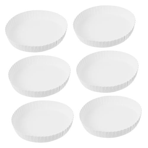 FRCOLOR 100Pcs Disposable Paper Drinking Cup Lids Convenient Covers for Hot Cold Beverages Stackable Design for for Home Hospitality Use