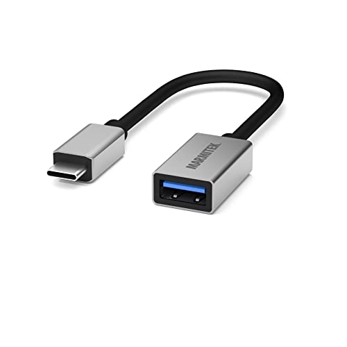 Cable Adaptador USB C a USB A - Marmitek UU26 - Conexión Thunderbolt a USBA - Conecte Accesorios USB a su Tableta - USB OTG (On-The-Go) - Convertidor USBC Cover