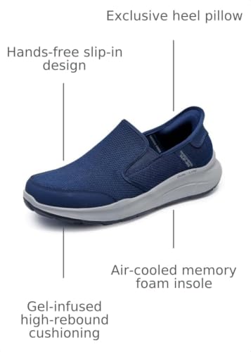 Image of Skechers Men's Equalizer 5.0 Drayze Slip-in | Hands Free Slip-ins, Relaxed Fit, Air-Cooled Memory Foam, Machine Washable