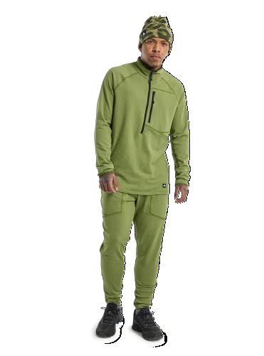 Image of Burton Men's Men's Stockrun Grid Half-zip Fleece