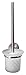 Produktbild Fackelmann Toilettenbürste mit Halter FUSION, WC-Garnitur, WC-Bürste mit vernickelter Wandhalterung (Farbe: Silber/Milchig), Menge: 1 Stück