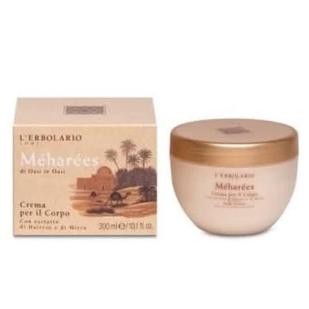 L'Erbolario - Meharées - Crema per il corpo, 300 ml, confezione da 2
