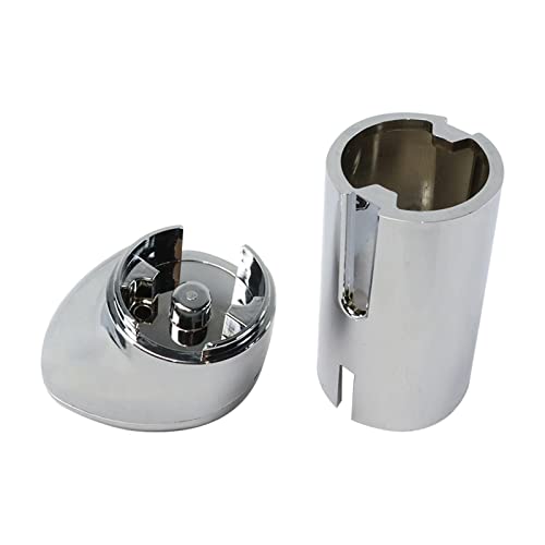 Yshap Chrome Shift Knob Kit With Chrome Lower Plastic Sleeve 13/18 For Eaton Fuller Peterbilt Kenworth Freightliner Shift Cover & Knob #TOP6