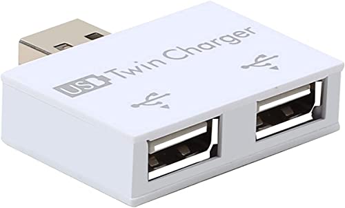 USB-Hub-Adapter-2Port-Hub-Ultra-Slim-Portable-USB-Splitter-for-Surface-Pro-Notebook-PC-iMac-Pro-MacBook-Air-Mac-MiniPro-Laptop-USB-Flash-DrivesData-and-Charging-White