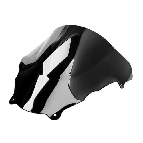 Extension bulle pare-brise double bulle noir en ABS pour réduire le vent sur SV650 1999-2002