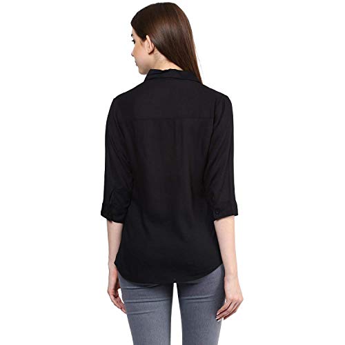 Image of Leriya Fashion Women's Corduroy Button Down Pocket Shirts Casual Long Sleeve Oversized Blouses Tops (Pack of 2)