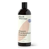Plant Therapy Essential Oil | Organic Fractionated Coconut Oil For Skin, Hair, Body | 100% Pure, USDA Certified Organic, Natural Moisturizer, Massage & Aromatherapy Liquid Carrier Oil | 16 oz, Pump In