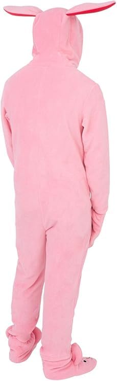 Briefly Stated Adult Unisex A Christmas Story Pink Bunny Suit Halloween Cosplay Costume - Ralphie Deranged Onesie Pajamas product thumbnail 4