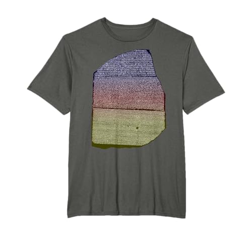 Piedra Rosetta de Color - Jeroglíficos - Griego - Demotics Camiseta