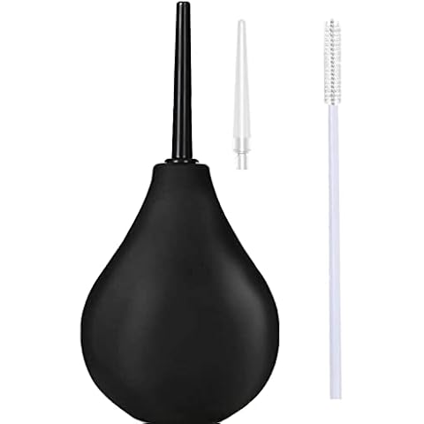 MEIRUIER Enema Bulb Kits Clean Anal Silicone Douche for Men Women FDA Certificate Comfortable Medical Kits with 3 Nozzles (suit-2) Cover