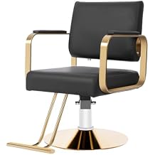 Barber Salon Chair for Hair Stylist, Luxury Hydraulic Barber Chair, Soft Sponge, Height Adjustable, 360Rotation, Styling Salon Chair for Spa Hair Stylist Beauty Shop