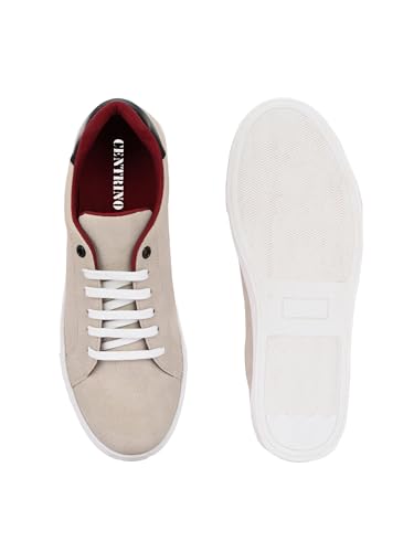 Image of Centrino Women Casual Shoes | Colorblock Sneakers with Ultra Soft Cushion Lace-Up Shoes All-Day Comfort | Trendy & Lightweight Design | Low Top Flat Sole(7611)