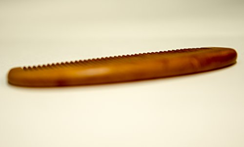 [Japan Craftsmen Made] Peach Wood Natural Comb - Apricot Oiled. Anti Static Hair (Medium) #TOP7