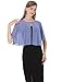 Baoqiya Chiffon Capelet Bridal Capes Soft Shawls and Wraps for Dresses Women Accessories (Blue Grey1)