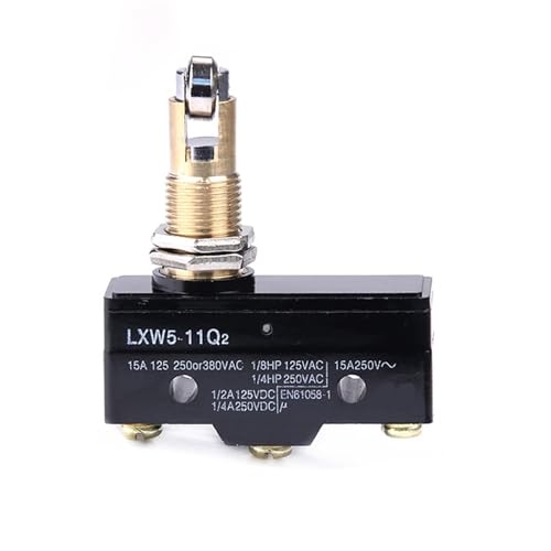 Interruptor de recorrido LXW5-11Q2 de botón momentáneo 1NO 1NC 15A con 3 terminales