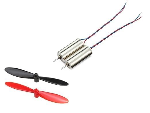 Pack of 02 Pcs 7 * 16 Micro Coreless Magnetic Mini HM Drone Motor With fan for Robotic Helicopter-image-22