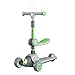 Trottinette Scooter pour Enfants, Peut S'asseoir Et Conduire Un Scooter Trois en Un, des Pneus Silencieux élargis, Une Forte Stabilité(Color:Gris)