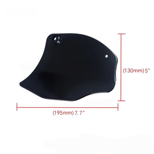 Deflector de aire para Softail FXST FLSTN protector termico de sillin 4