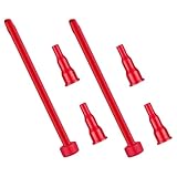 Zerodeko Kit Adaptador de Boquillas para Gas 2 Piezas, Conversor para Cartuchos de Gas Portátil, Plástico Resistente, Compatible Bombonas de Soldadura y Camping, Accesorio Práctico