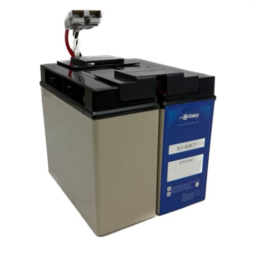 Raion Power 24V 22Ah Compatible RBC7 Extended Runtime High Rate Battery for APC UPS BP1400, BP1400X116, SMT1500, SMT1500US, SMT1500C, SMT1500CUS, SUA1500, SUA1500US, SU1400, SUA750XL and Select Others