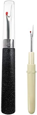 2PCS Seam Rippers, Sharp Sewing Seam Thread Remover Stitch Unpicker with Ergonomic Handles for Needle Work Patterns and Sewing Clothes