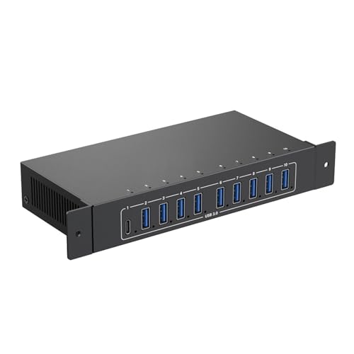 Boîtier en métal 10 ports USB 3.0 pour organiser et charger les appareils sur votre bureau