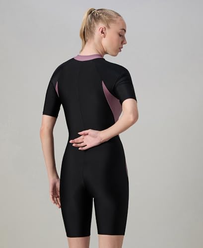 Image of Speedo Women's Endurance10 Essential Panel Kneesuit Swimming Costume Swimwear