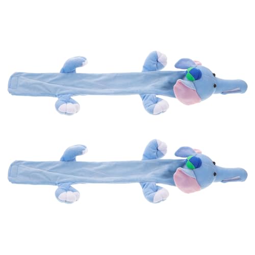 2 fundas de estetoscopio con forma de animal y protector de cuello para pediatría