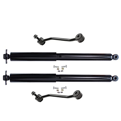Image of Detroit Axle - Rear Shocks for 1995-2001 Ford Explorer, 1997-2001 Mercury Mountaineer 1998 1999 2000, 2 Rear Shock Absorbers Assembly, 2 Sway Bar Links Replacement