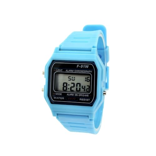 BDM - Reloj clásico Casiopea Original para Hombre Mujer, niña o niño de Pulsera Digital con Alarma. Un Regalo Vintage. - Modelo 18