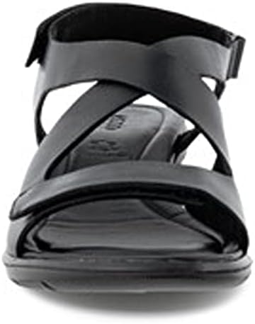 ECCO Women's Felicia Cross Wedge Sandal, Black, 8-8.5 | Image 2