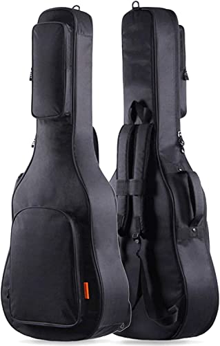Image of Acoustic Guitar Bag for 41 Inch Guitar | Waterproof Gig Bag with 0.5 Inch Thick Sponge Padding | Durable & Stylish Soft Guitar Case