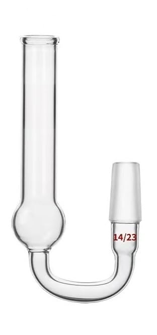 Borosilicate Glass Drying Tube Adapter - Compatible Sizes: 14/23, 19/26, 24/29, 29/32, Compatible with Laboratory Equipment(24-29)