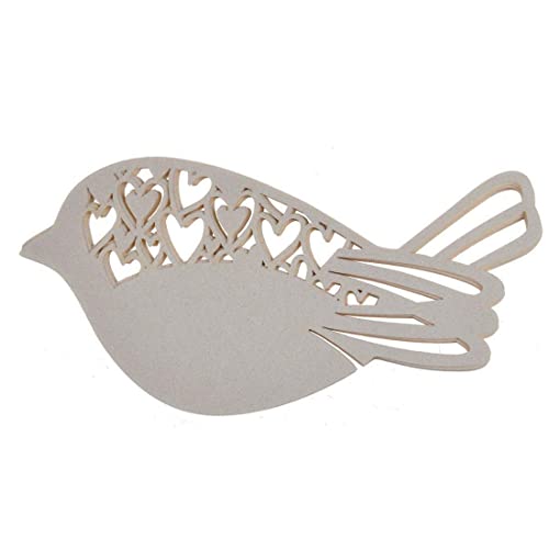 PETSOLA Kit de 50 Marque Place Oiseau Papier Carte, Décoration Accessoire de Mariage, Fête, Cérémonie