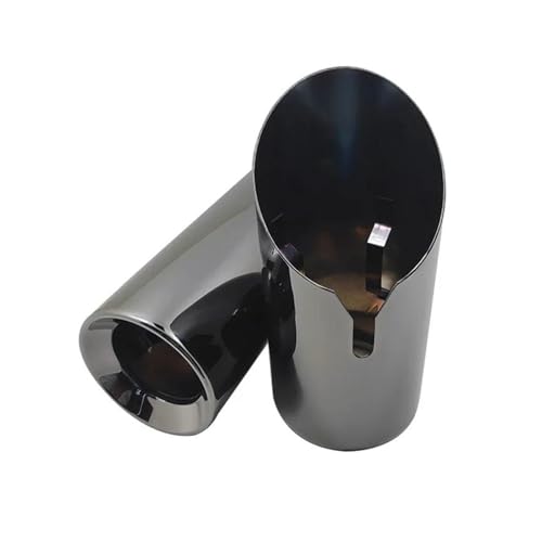 Silencieux d'échappement BMW acier inoxydable miroir noir embout pot automobile