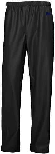Helly Hansen Men's Moss Waterproof Windproof Rain Pant Bottoms, 990 Black, XX-Large