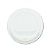 SOLO TLP20-0007 Polystyrene Dome Traveler Dome Lid For 20- and 24-oz. Duo Shield Hot Cups, 4" Dia. x 0.7" H, White (Pack of 1000)