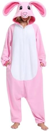 LBJR Tier Onesie Erwachsene Schlafanzug Fasching Karneval Halloween Pyjama