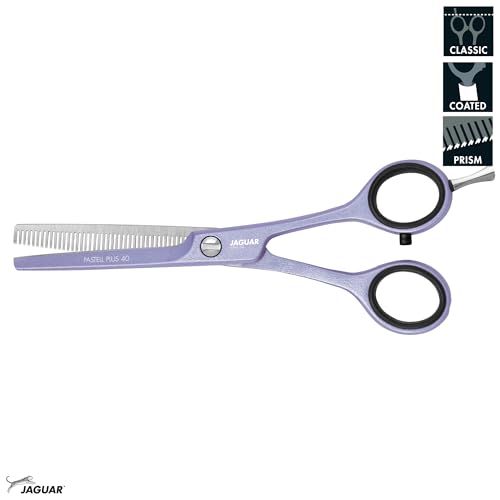 Ciseaux de modelage JAGUAR PASTELL PLUS 40 dents effilées 5.5 pouces Lavande