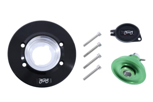 Tapón depósito gasolina rápido 1/4 accesorio verde compatible con moto BMW F800GS