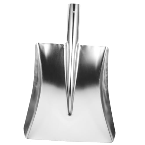 MERRYHAPY Pala De Acero Cabeza Cuadrada para Nieve Pala De Limpieza Hogar para Empujar