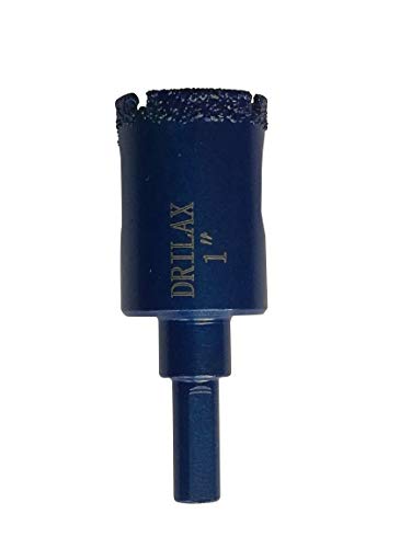 image for Drilax 1 Inch Diamond Drill Bit Tile Hole Saw Ceramic Porcelain Quartz