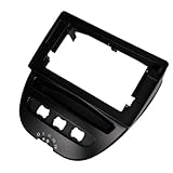 NKNKN 2 Din 10.1 Inch Car Radio Fascia Frame for Peugeot 107 for Toyota Aygo for Citroen C1 2005-2014 Dashboard Installation Trim